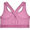 imageUnder Armour Womens Crossback Mid Impact Sports BraPlanet Pink Light Heather 680Pink Quartz