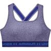 imageUnder Armour Womens Crossback Mid Impact Sports BraRegal Light Heather 415Stardust Blue