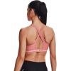 imageUnder Armour Womens Crossback Mid Impact Sports BraStardust Pink Light Heather 649White