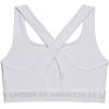 imageUnder Armour Womens Crossback Mid Impact Sports BraWhite 100Halo Gray
