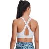 imageUnder Armour Womens Crossback Mid Impact Sports BraWhite 100Halo Gray