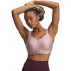 imageUnder Armour Womens Infinity High Impact Zip Sports Bra673 Tourmaline Pink   Maroon Mist