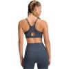 imageUnder Armour Womens Infinity Low Impact Sports Bra DDD Cup044 Downpour Gray   White