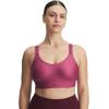 imageUnder Armour Womens Infinity Mid Impact Sports Bra659 Fuchsia Dusk   Dark Maroon