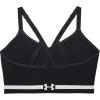 imageUnder Armour Womens Seamless Low Long Bra001  Black  Halo Gray