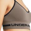 imageUnder Armour Womens Seamless Low Long Bra200 Taupe Dusk   Black