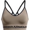 imageUnder Armour Womens Seamless Low Long Bra200 Taupe Dusk   Black
