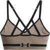 imageUnder Armour Womens Seamless Low Long Bra200 Taupe Dusk   Black