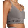 imageUnder Armour Womens Seamless Low Long Bra294 Pewter   Fresh Clay