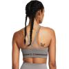 imageUnder Armour Womens Seamless Low Long Bra294 Pewter   Fresh Clay