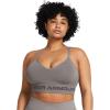 imageUnder Armour Womens Seamless Low Long Bra294 Pewter   Fresh Clay