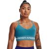 imageUnder Armour Womens Seamless Low Long Bra433 Glacier Blue   White