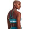 imageUnder Armour Womens Seamless Low Long Bra433 Glacier Blue   White