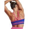 imageUnder Armour Womens Seamless Low Long Bra486 Versa Blue   Pink Punk