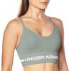 imageUnder Armour Womens Seamless Low Long Bra504 Grove Green   White