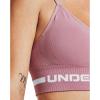 imageUnder Armour Womens Seamless Low Long Bra697 Pink Elixir  Pink Elixir  White