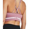 imageUnder Armour Womens Seamless Low Long Bra697 Pink Elixir  Pink Elixir  White