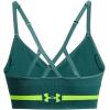 imageUnder Armour Womens Seamless Low Long Bra722 Coastal Teal   Lime Surge