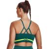 imageUnder Armour Womens Seamless Low Long Bra722 Coastal Teal   Lime Surge