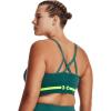 imageUnder Armour Womens Seamless Low Long Bra722 Coastal Teal   Lime Surge