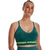 imageUnder Armour Womens Seamless Low Long Bra722 Coastal Teal   Lime Surge