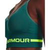imageUnder Armour Womens Seamless Low Long Bra722 Coastal Teal   Lime Surge