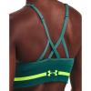 imageUnder Armour Womens Seamless Low Long Bra722 Coastal Teal   Lime Surge