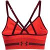 imageUnder Armour Womens Seamless Low Long Bra810 Bolt Red  Chestnut Red  Chestnut Red