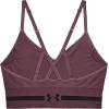 imageUnder Armour Womens Seamless Low Long BraAsh Plum 554Black
