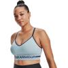 imageUnder Armour Womens Seamless Low Long BraBreaker Blue 478White