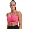 imageUnder Armour Womens Seamless Low Long BraCerise 653Pink Lemonade