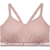 imageUnder Armour Womens Seamless Low Long BraDash Pink 667Halo Gray