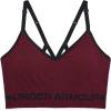 imageUnder Armour Womens Seamless Low Long BraLeague Red 626Black