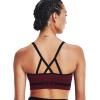 imageUnder Armour Womens Seamless Low Long BraLeague Red 626Black
