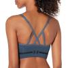 imageUnder Armour Womens Seamless Low Long BraMechanic Blue 467Black