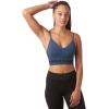 imageUnder Armour Womens Seamless Low Long BraMechanic Blue 467Black