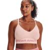 imageUnder Armour Womens Seamless Low Long BraMicro Pink 685Pink Clay