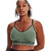 imageUnder Armour Womens Seamless Low Long BraSilica Green 348Baroque Green