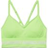 imageUnder Armour Womens Seamless Low Long BraSummer Lime 162White