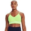 imageUnder Armour Womens Seamless Low Long BraSummer Lime 162White