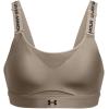 imageUnder Armour Womens UA Infinity High Sports Bra200 Taupe Dusk   Black