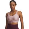 imageUnder Armour Womens UA Infinity High Sports Bra673 Tourmaline Pink   Maroon Mist