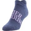 imageUnder Armour womens Essential 20 Lightweight No Show Socks 6pairsAurora Purple Assorted