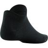 imageUnder Armour womens Essential 20 Lightweight No Show Socks 6pairsBlackPink Assorted Lockedin Fit