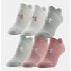imageUnder Armour womens Essential 20 Lightweight No Show Socks 6pairsPink Elixir Assorted