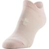 imageUnder Armour womens Essential 20 No Show Socks 6pairs DiscontinuedBeta Tint Assorted Lockedin Fit