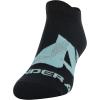imageUnder Armour womens Essential 20 No Show Socks 6pairs DiscontinuedBlackAzure Teal