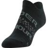 imageUnder Armour womens Essential 20 No Show Socks 6pairs DiscontinuedBlackGray Assorted Lockedin Fit