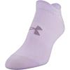 imageUnder Armour womens Essential 20 No Show Socks 6pairs DiscontinuedPurple Assorted