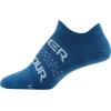 imageUnder Armour womens Essential 20 No Show Socks 6pairs DiscontinuedVarsity Blue Assorted Lockedin Fit